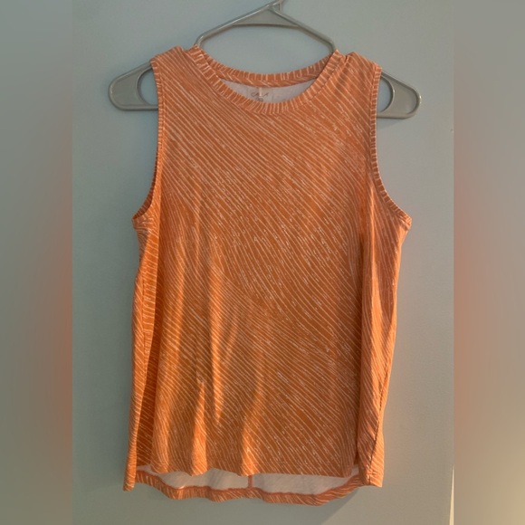CALIA by Carrie Underwood Orange Ribbed Tank Top - Picture 3 of 3